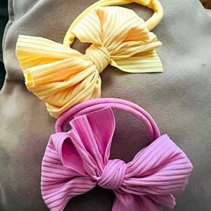 Baby/toddler Bow set